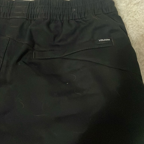 Volcom Black Athletic Shorts with Drawstring Waistband - Picture 12 of 16